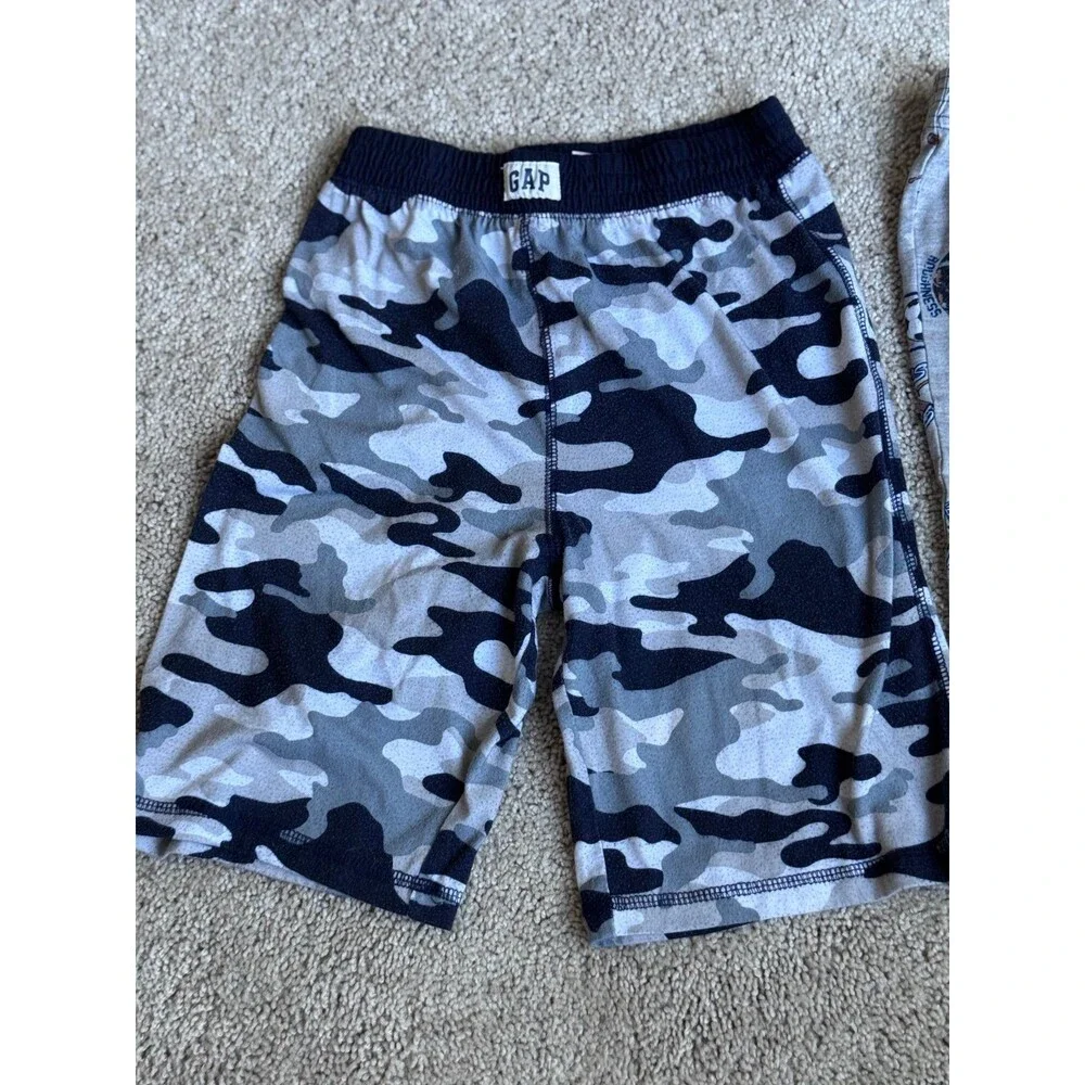 Gap & Cherokee Brands, Boy’s Sleepwear Shorts, Size Medium (8) Pajamas
